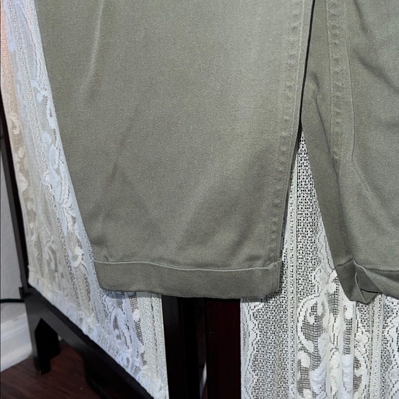 GAP Olive Green Women's Chino Trousers - Picture 3 of 4